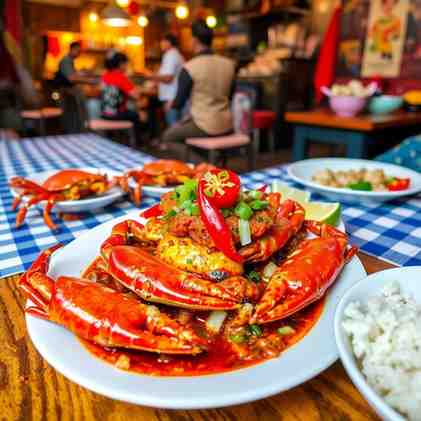 Cambodian Crab Dish Recipe - Kdam Chaa